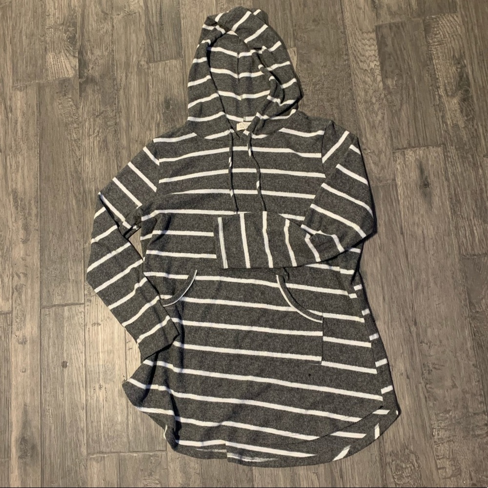 Striped Hooded Sweater